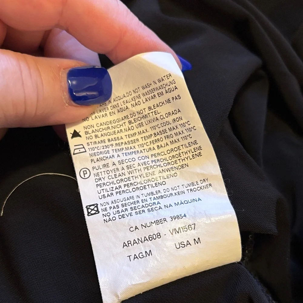 RED Valentino Black Lace Top - Size Medium - Picture 10 of 12